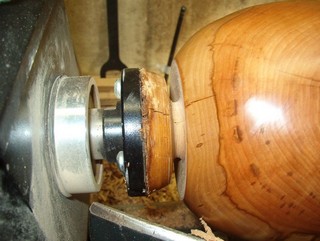  began to part in on the tenon