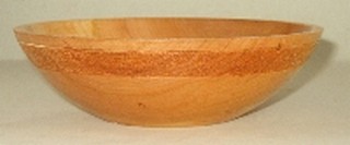 black cherry bowl with textured band