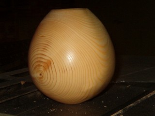 similar hollow form in spruce 