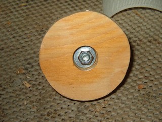 sanding disk assembled top