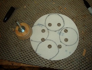 2" disks on sanding disk