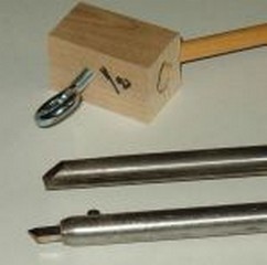 wood turning tool sharpening holder
