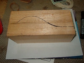 make a mold for the steel rod 
