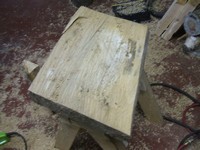 chainsaw wood block