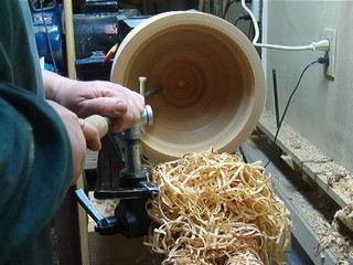  typical of the shavings from the hook tool 