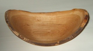 wooden bowl natural edge