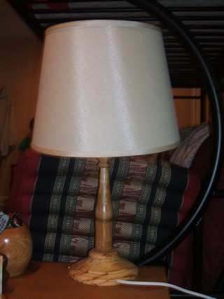 finished table lamp