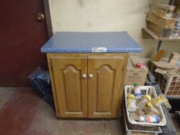 a piece of sideboard that fit the cabinet