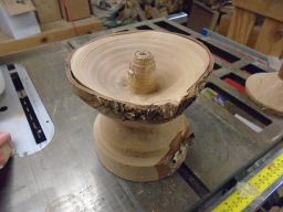  Unfinished natural edged bowl  
