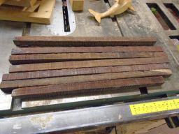 Some nice 12 to 15 inch pieces of cocobolo for pens. Off to the pen blank box.   