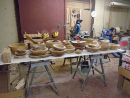   Over 44 projects, mostly bowls  