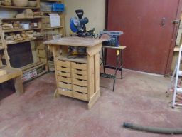 The router table has been moved   