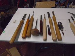 	Tools I use a lot for spindle work. 	