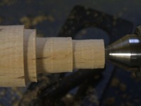 wood turning project: fitting the ferrule