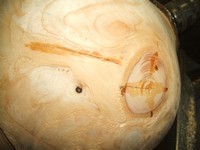 wood turning tip: CA glue